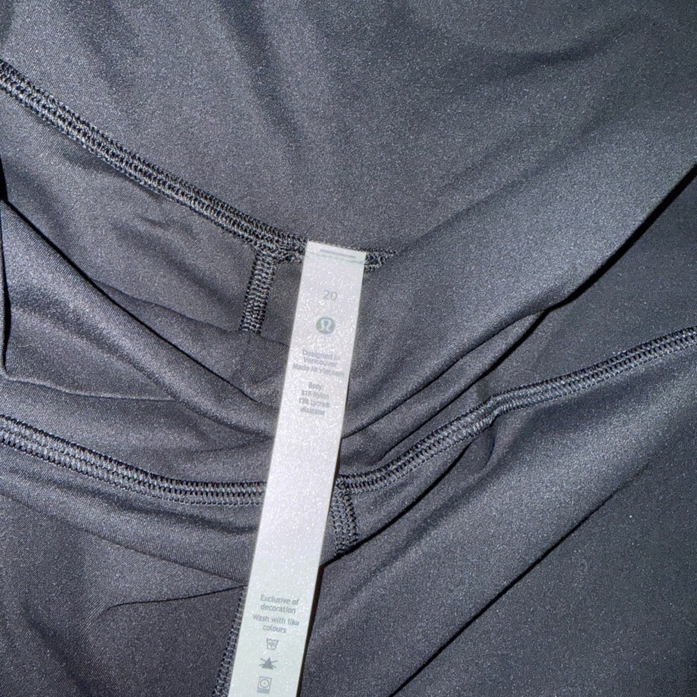 Lululemon Athletica Charcoal Leggings - Picture 4 of 7